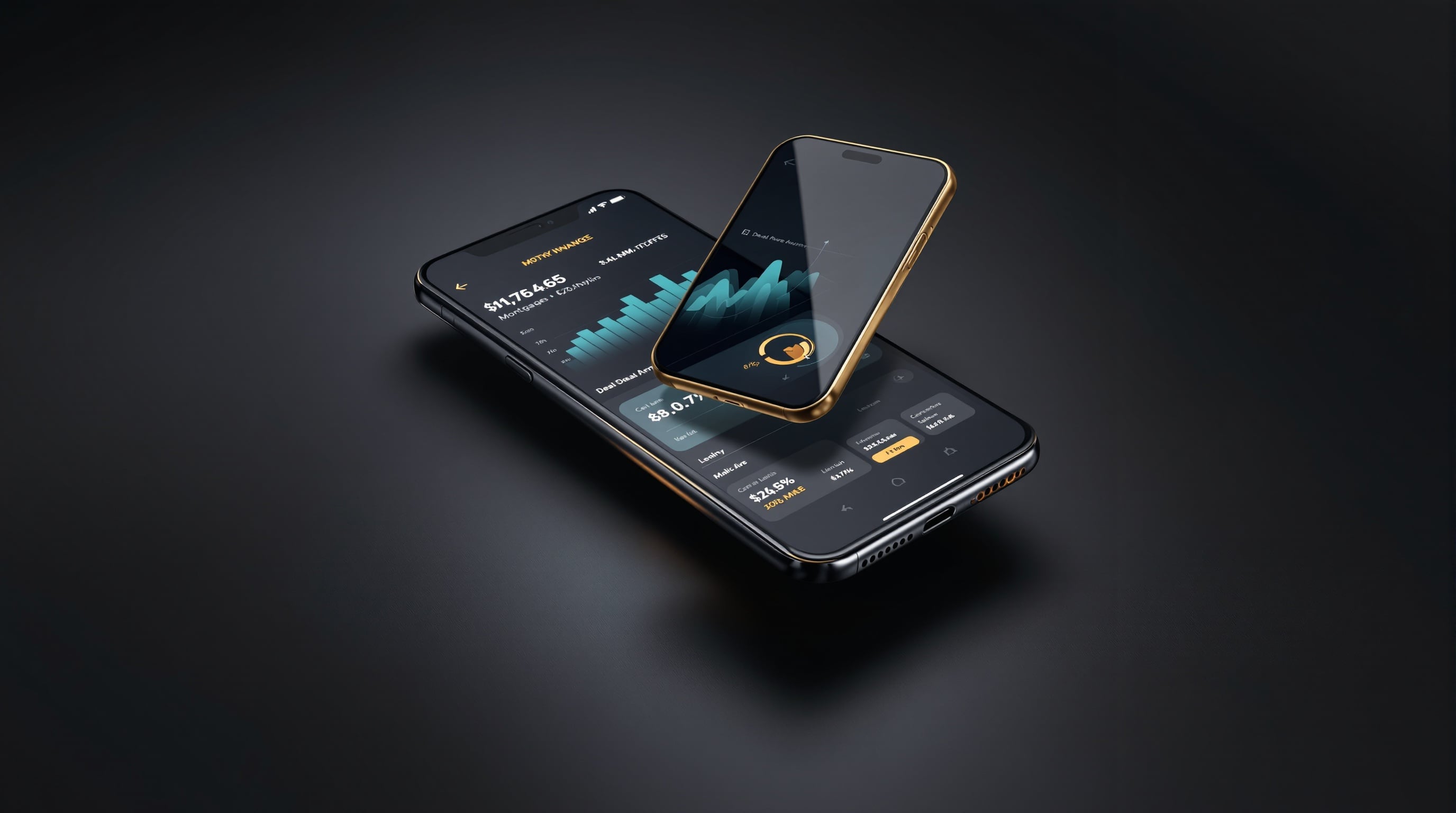 Deal24×7 mortgage intelligence dashboard on mobile phone